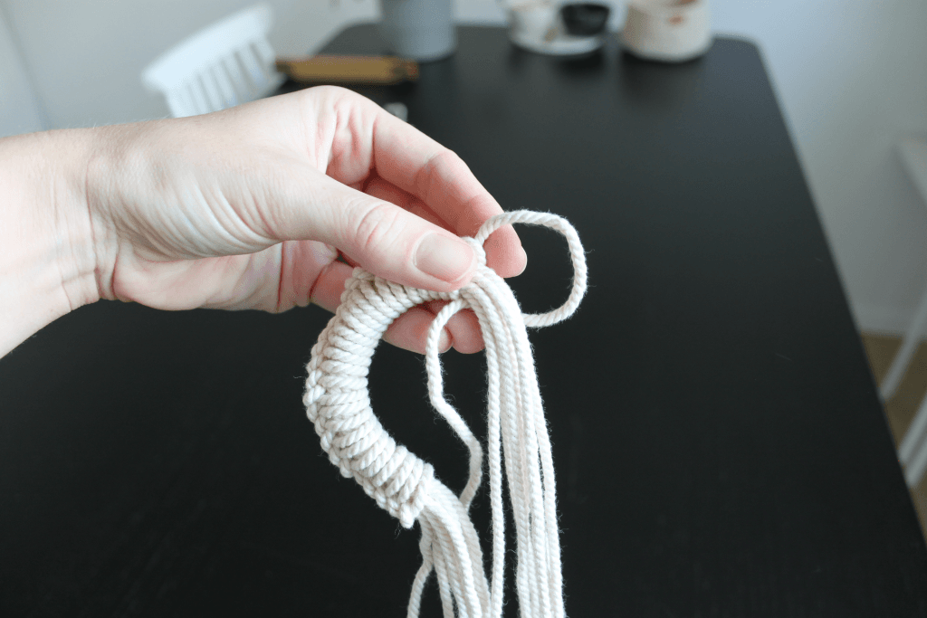 Ampel makrame ring