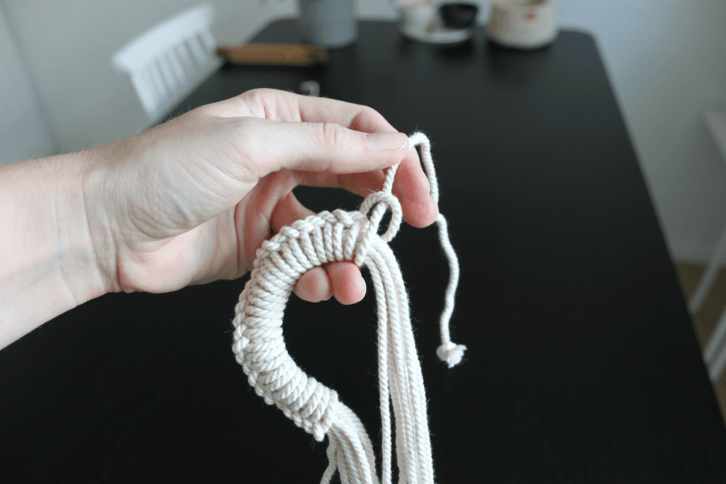 Ampel makrame ring