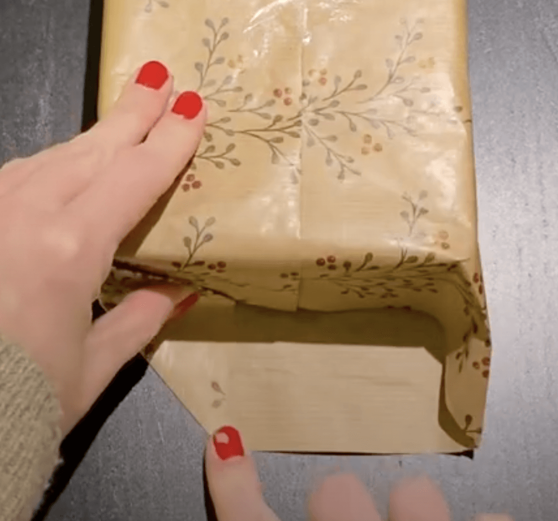 slå in paket